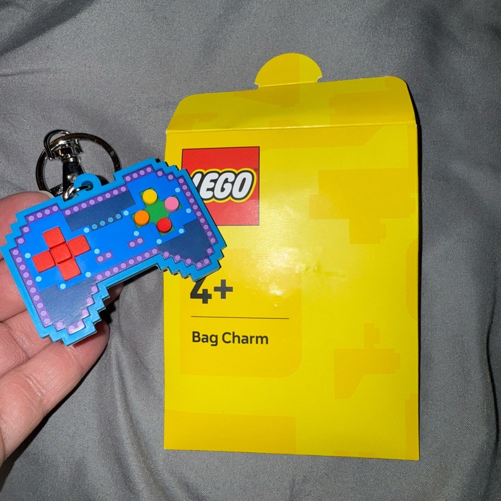 LEGO bag charm
